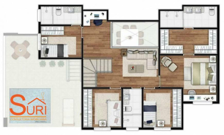 Imagem Apartamento com 4 Quartos à Venda, 130 m² em Centro - Diadema Imagem Apartamento com 4 Quartos à Venda, 130 m² em Centro - Diadema