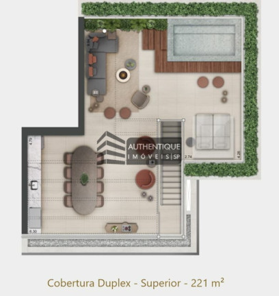 Imagem Cobertura com 3 Quartos à Venda, 221 m² em Perdizes - São Paulo Imagem Cobertura com 3 Quartos à Venda, 221 m² em Perdizes - São Paulo