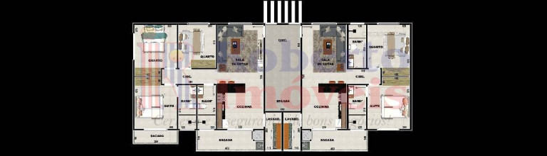 Imagem Apartamento com 2 Quartos à Venda, 73 m² em Paese - Itapoá