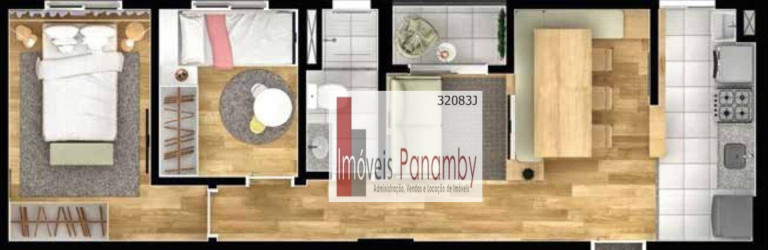 Imagem Apartamento com 2 Quartos à Venda, 46 m² em Campestre - Santo André