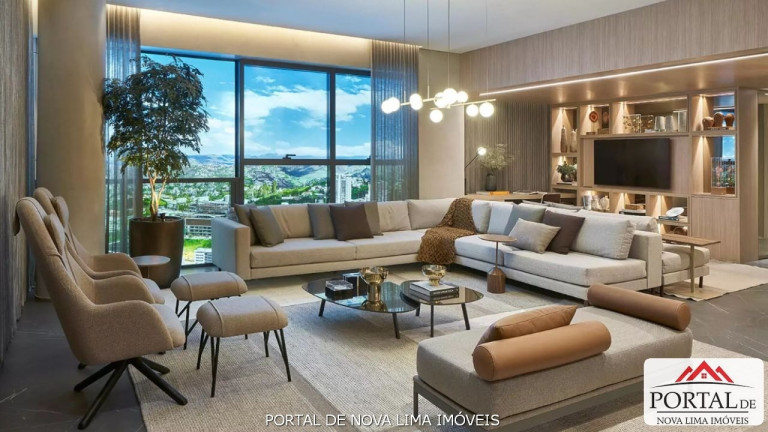 Imagem Imóvel com 4 Quartos à Venda, 372 m² em Vila Da Serra - Nova Lima