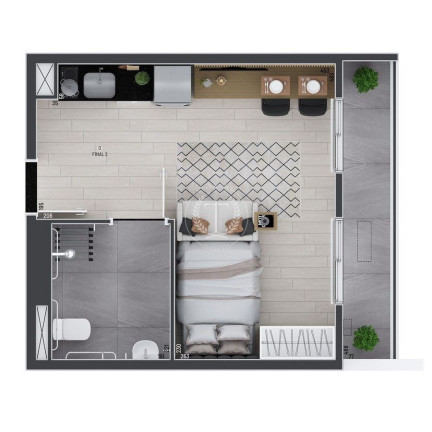 Imagem Apartamento com 1 Quarto à Venda, 28 m² em Vila Madalena - São Paulo