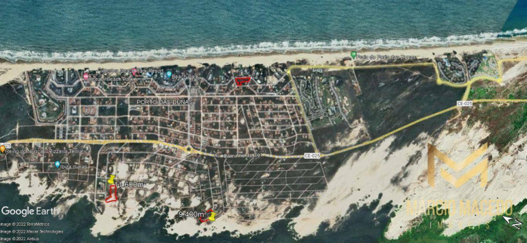 Terreno à Venda, 7.109 m² em Porto Das Dunas - Aquiraz