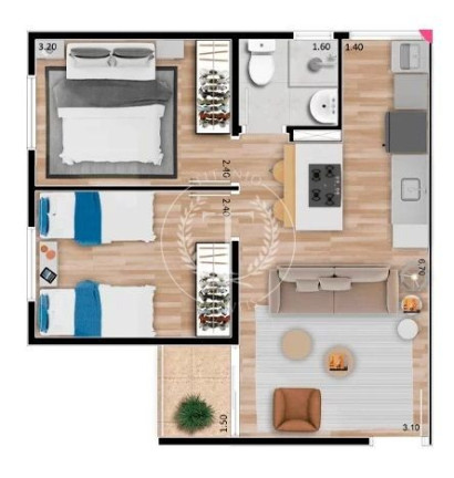 Imagem Cobertura com 2 Quartos à Venda, 42 m² em Jardim Centenário - Guarulhos