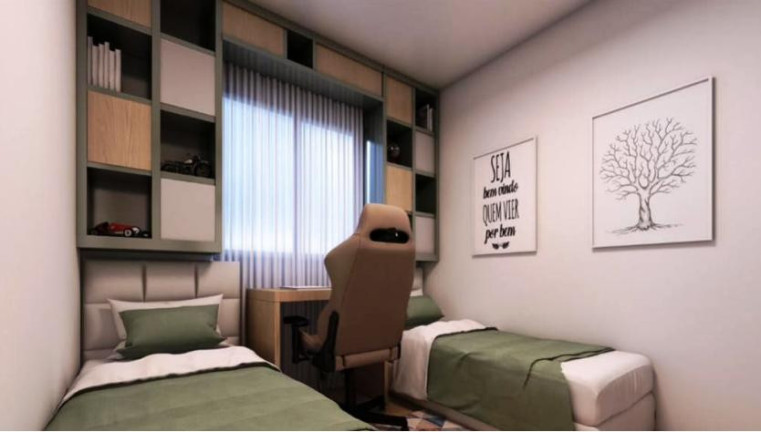 Imagem Apartamento com 2 Quartos à Venda, 44 m² em Bela Vista - Palhoça