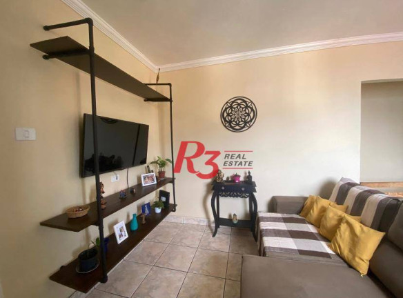 Apartamento com 2 Quartos à Venda, 74 m² em Campo Grande - Santos