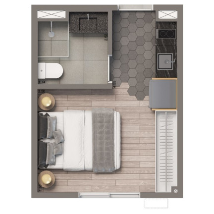 Imagem Apartamento com 2 Quartos à Venda, 38 m² em Brooklin Paulista - São Paulo Imagem Apartamento com 2 Quartos à Venda, 38 m² em Brooklin Paulista - São Paulo