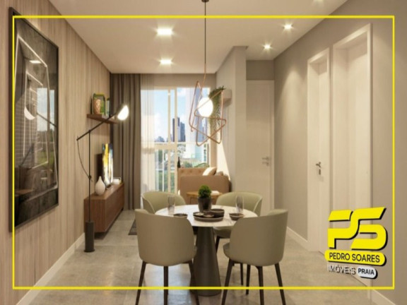 Imagem Apartamento com 2 Quartos à Venda, 54 m² em Altiplano Cabo Branco - João Pessoa