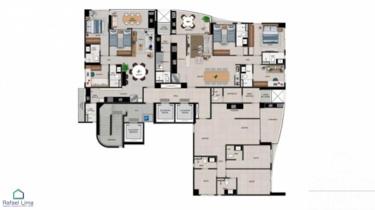 Apartamento com 3 Quartos à Venda,  em Boa Viagem - Recife