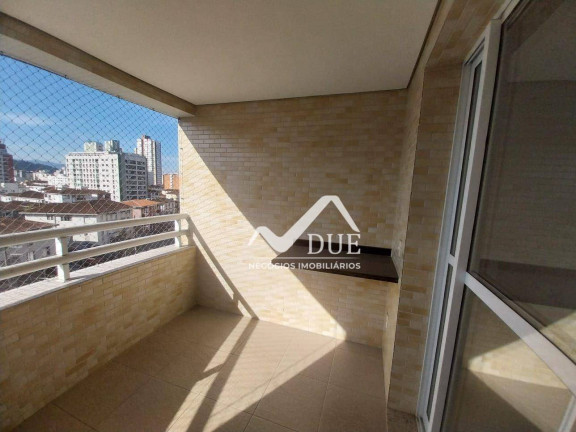Apartamento com 3 Quartos para Alugar, 96 m² em José Menino - Santos