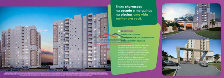 Imagem Apartamento com 2 Quartos à Venda, 48 m² em Nossa Senhora De Fátima - Piracicaba