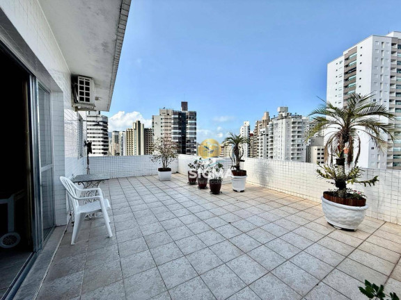 Imagem Cobertura com 3 Quartos à Venda, 200 m² em Jardim Astúrias - Guarujá