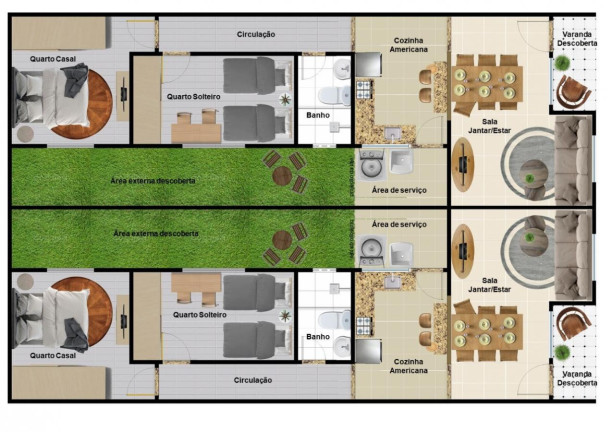 Imagem Casa com 2 Quartos à Venda, 100 m² em Bandeirantes - Mateus Leme
