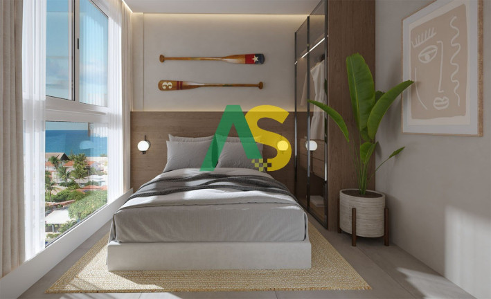 Imagem Flat com 1 Quarto à Venda, 19 m² em Cupe - Ipojuca