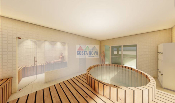 Apartamento com 2 Quartos à Venda, 59 m² em Caiçara - Praia Grande