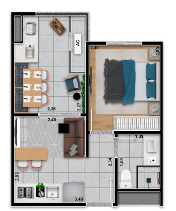 Imagem Apartamento com 2 Quartos à Venda, 40 m² em Tatuapé - São Paulo Imagem Apartamento com 2 Quartos à Venda, 40 m² em Tatuapé - São Paulo