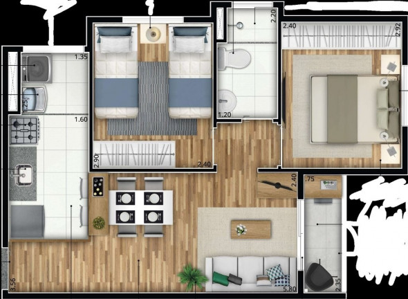 Imagem Imóvel com 2 Quartos à Venda, 42 m² em Dos Casa - São Bernardo Do Campo Imagem Imóvel com 2 Quartos à Venda, 42 m² em Dos Casa - São Bernardo Do Campo