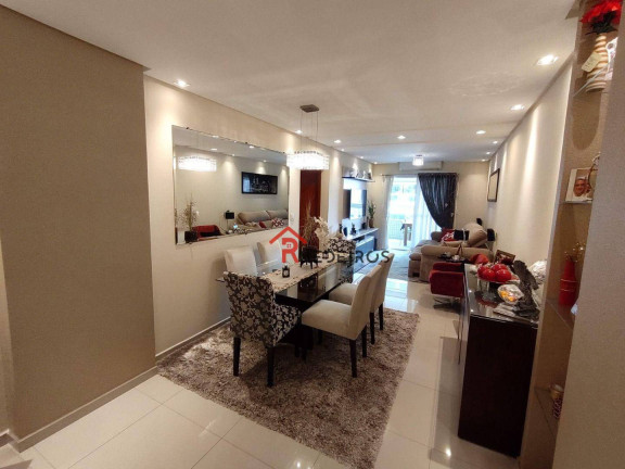 Apartamento com 3 Quartos à Venda, 123 m² em Canto Do Forte - Praia Grande
