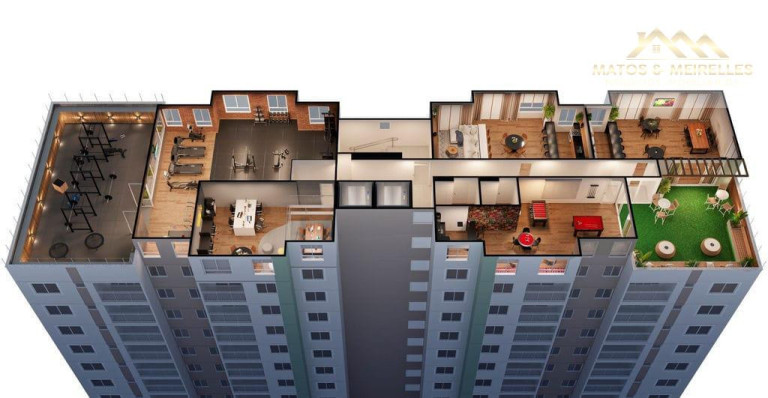 Apartamento com 2 Quartos à Venda, 51 m² em Praia Do Futuro Ii - Fortaleza