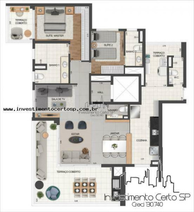 Imagem Apartamento com 3 Quartos à Venda, 140 m² em Vila Clementino - São Paulo Imagem Apartamento com 3 Quartos à Venda, 140 m² em Vila Clementino - São Paulo