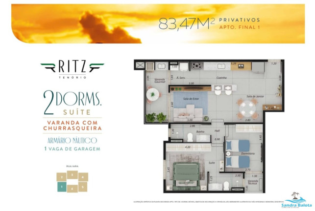 Imagem Apartamento com 2 Quartos à Venda, 79 m² em Tenório - Ubatuba Imagem Apartamento com 2 Quartos à Venda, 79 m² em Tenório - Ubatuba