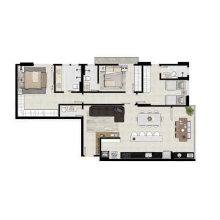 Imagem Apartamento com 3 Quartos à Venda, 110 m² em Setor Marista - Goiânia Imagem Apartamento com 3 Quartos à Venda, 110 m² em Setor Marista - Goiânia