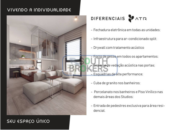Imagem Apartamento com 1 Quarto à Venda, 14 m² em Guabirotuba - Curitiba Imagem Apartamento com 1 Quarto à Venda, 14 m² em Guabirotuba - Curitiba