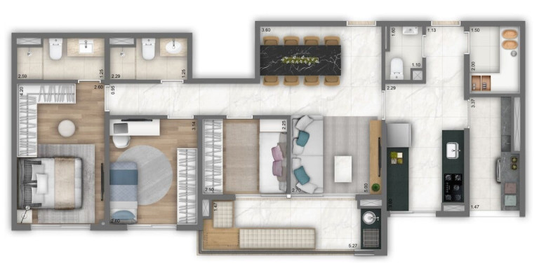Imagem Apartamento com 3 Quartos à Venda, 90 m² em Barra Funda - São Paulo Imagem Apartamento com 3 Quartos à Venda, 90 m² em Barra Funda - São Paulo