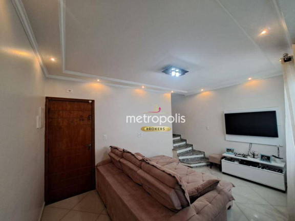 Imagem Cobertura com 3 Quartos à Venda, 168 m² em Santa Maria - Santo André