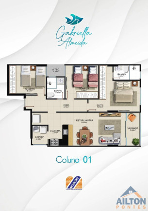 Imagem Apartamento com 3 Quartos à Venda, 90 m² em Praia Do Morro - Guarapari Imagem Apartamento com 3 Quartos à Venda, 90 m² em Praia Do Morro - Guarapari