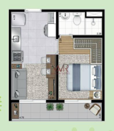 Imagem Apartamento com 1 Quarto à Venda, 26 m² em Barra Funda - São Paulo Imagem Apartamento com 1 Quarto à Venda, 26 m² em Barra Funda - São Paulo