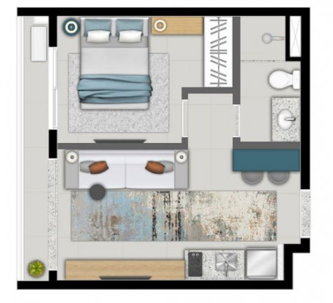 Imagem Apartamento com 1 Quarto à Venda, 32 m² em Vila Mariana - São Paulo Imagem Apartamento com 1 Quarto à Venda, 32 m² em Vila Mariana - São Paulo