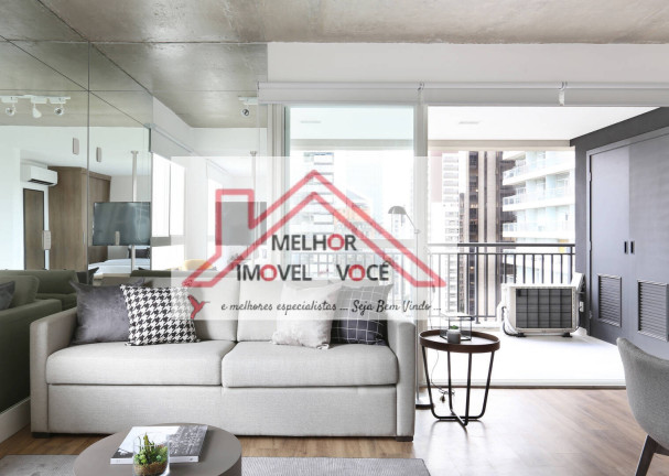 Imagem Apartamento com 1 Quarto para Alugar, 63 m² em Cidade Monções - São Paulo