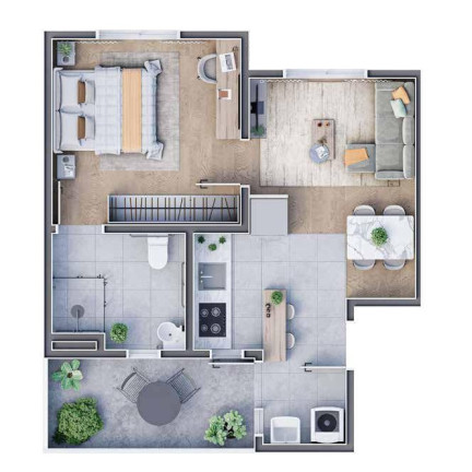 Imagem Apartamento com 2 Quartos à Venda, 42 m² em Planta Almirante - Almirante Tamandare Imagem Apartamento com 2 Quartos à Venda, 42 m² em Planta Almirante - Almirante Tamandare