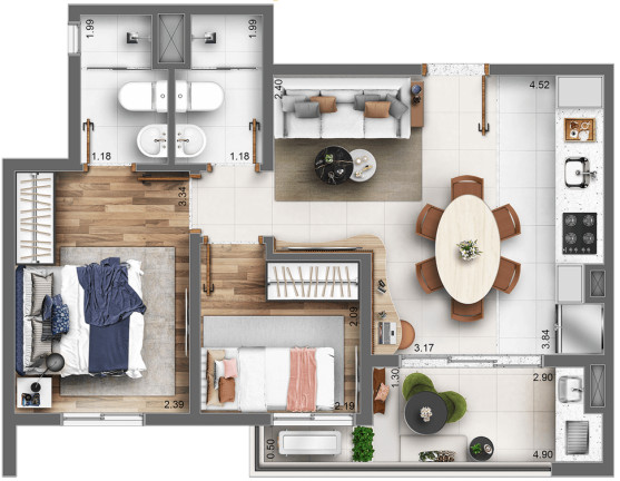 Imagem Apartamento com 3 Quartos à Venda, 60 m² em Freguesia Do ó - São Paulo Imagem Apartamento com 3 Quartos à Venda, 60 m² em Freguesia Do ó - São Paulo