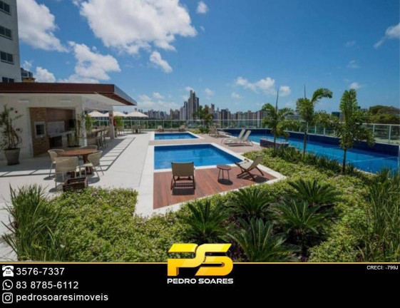 Apartamento com 3 Quartos à Venda, 110 m² em Altiplano Cabo Branco - João Pessoa