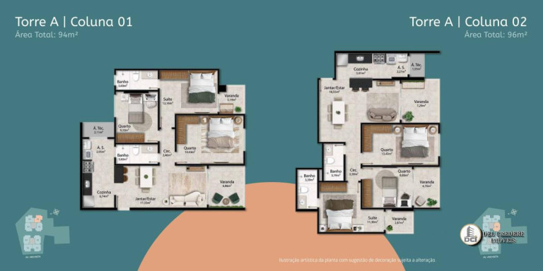 Imagem Apartamento com 3 Quartos à Venda, 94 m² em Ipiranga - Guarapari Imagem Apartamento com 3 Quartos à Venda, 94 m² em Ipiranga - Guarapari
