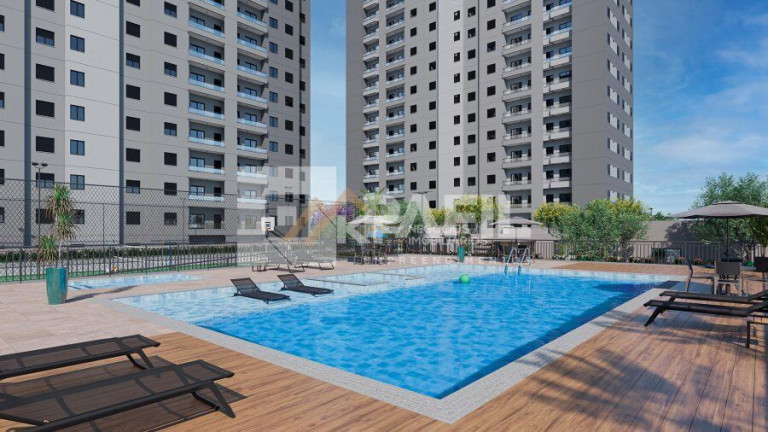 Imagem Apartamento com 2 Quartos à Venda, 55 m² em Jardim Olhos Dagua - Ribeirão Preto
