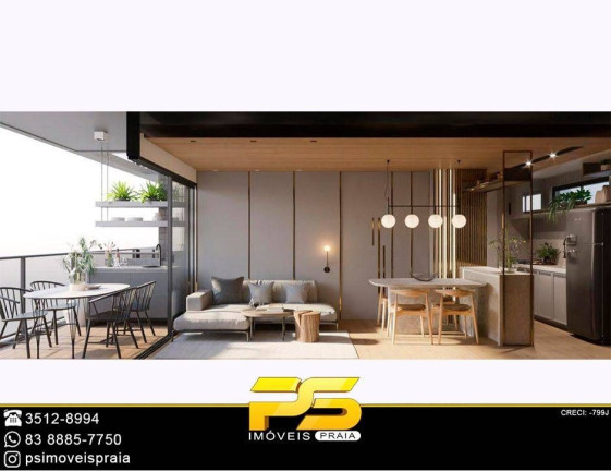 Imagem Apartamento com 2 Quartos à Venda, 140 m² em Jardim Oceania - João Pessoa