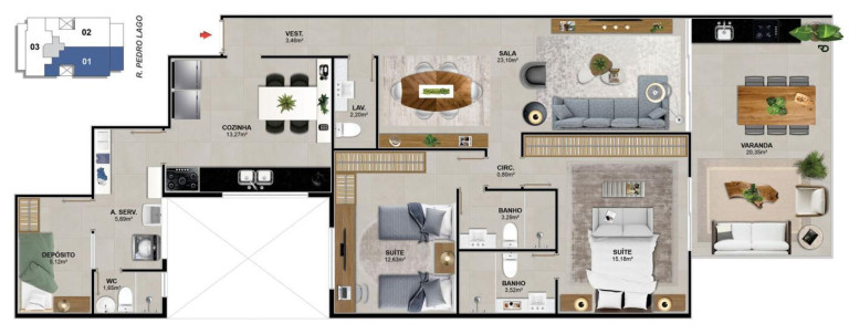Imagem Apartamento com 3 Quartos à Venda, 173 m² em Barra Da Tijuca - Rio De Janeiro