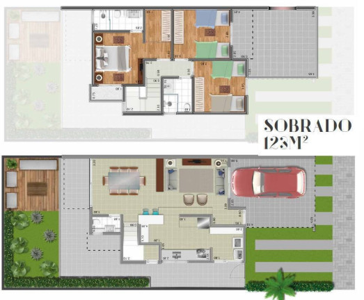 Imagem Casa de Condomínio com 3 Quartos à Venda, 123 m² em Jardim Das Carpas - Jundiaí