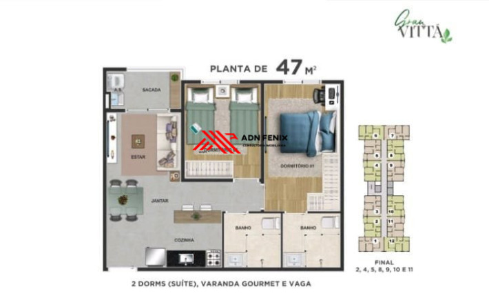 Imagem Apartamento com 2 Quartos à Venda, 47 m² em Vila Augusta - Guarulhos Imagem Apartamento com 2 Quartos à Venda, 47 m² em Vila Augusta - Guarulhos
