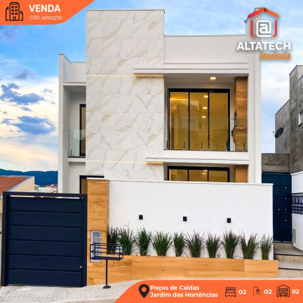 Imóvel com 2 Quartos à Venda, 75 m² em Jardim Das Hortênsias - Poços De Caldas