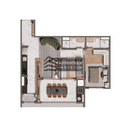 Imagem Apartamento com 2 Quartos à Venda, 74 m² em Brooklin - São Paulo Imagem Apartamento com 2 Quartos à Venda, 74 m² em Brooklin - São Paulo