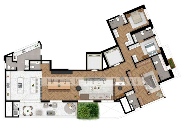 Imagem Apartamento com 3 Quartos à Venda, 234 m² em Bigorrilho - Curitiba