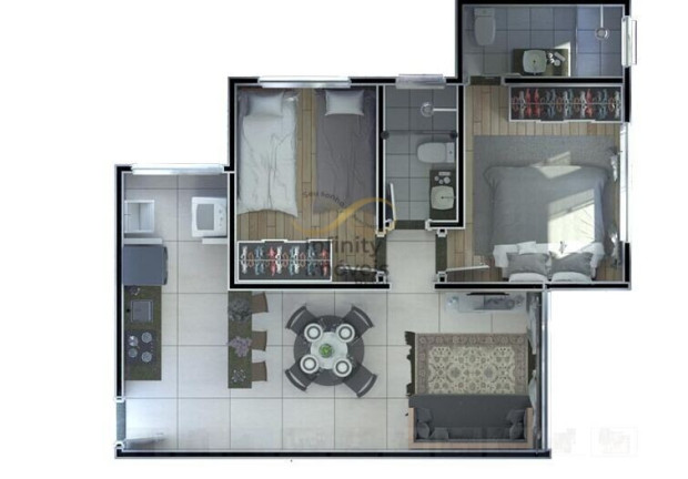 Imagem Apartamento com 3 Quartos à Venda, 86 m² em Cabral - Contagem Imagem Apartamento com 3 Quartos à Venda, 86 m² em Cabral - Contagem