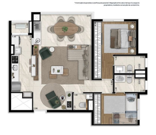 Imagem Apartamento com 2 Quartos à Venda, 48 m² em Vila Osasco - Osasco Imagem Apartamento com 2 Quartos à Venda, 48 m² em Vila Osasco - Osasco