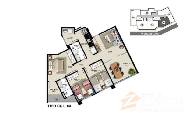 Imagem Apartamento com 3 Quartos à Venda, 99 m² em Praia Do Morro - Guarapari