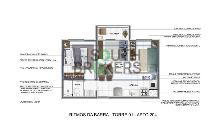 Imagem Apartamento com 2 Quartos à Venda, em Várzea Da Barra Funda - São Paulo Imagem Apartamento com 2 Quartos à Venda, em Várzea Da Barra Funda - São Paulo