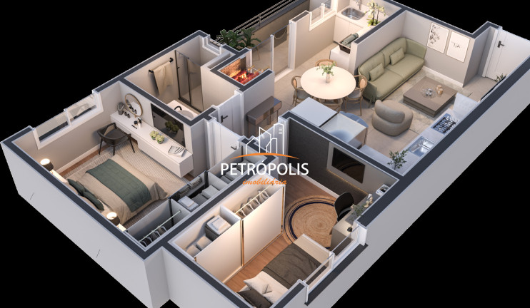 Imagem Apartamento com 2 Quartos à Venda, 56 m² em Cidade Nova - Caxias Do Sul Imagem Apartamento com 2 Quartos à Venda, 56 m² em Cidade Nova - Caxias Do Sul
